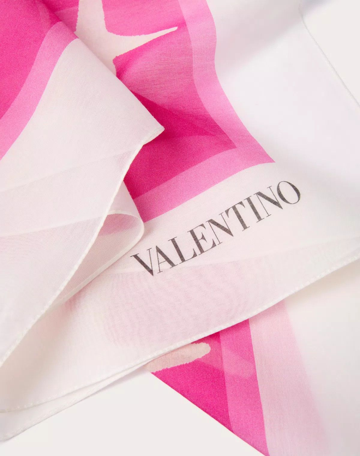 Valentino oc11z0725 Size:OS/ Pochon In Cotton And Silk in Pink Size ONE SIZE - 2 Thumbnail