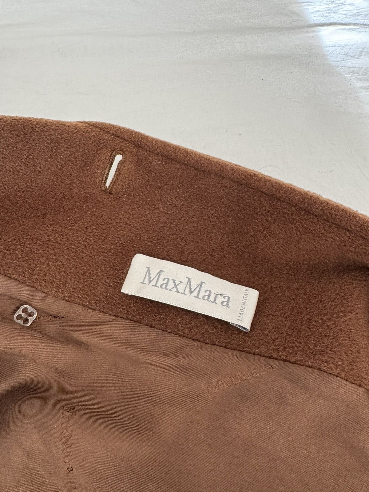 Max Mara Max Mara Brown Vintage Wool Coat Classic 40 L 8 Size L / US 10 / IT 46 - 10 Thumbnail