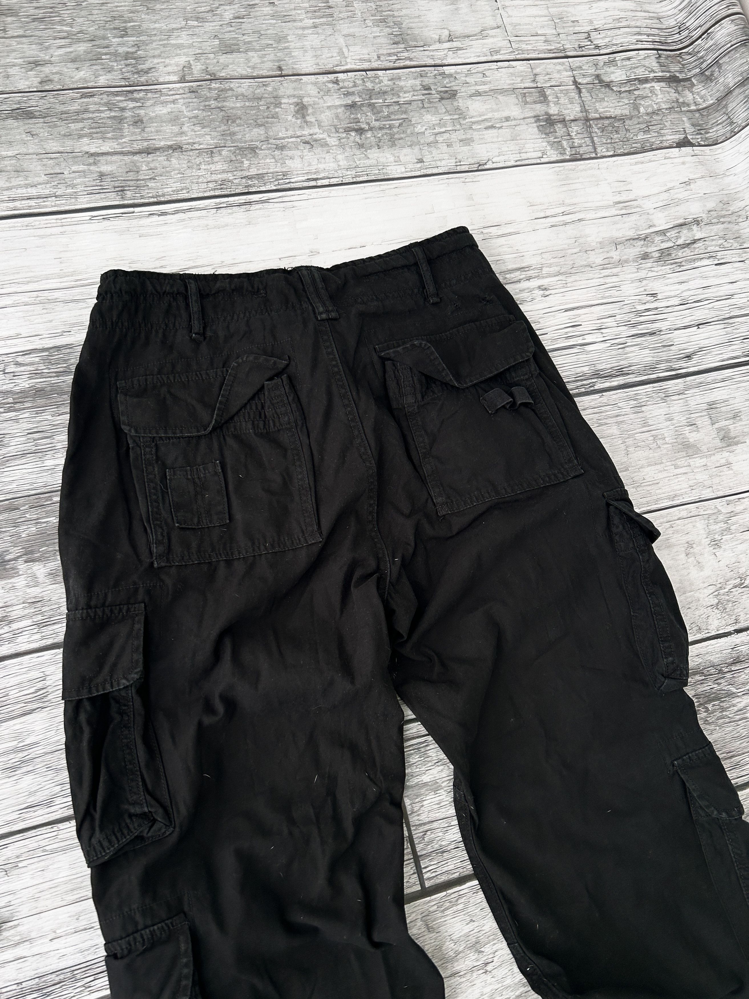 Vintage Vintage Flared Balenciaga Style Bondage Cargo Pants Size US 32 / EU 48 - 6 Thumbnail