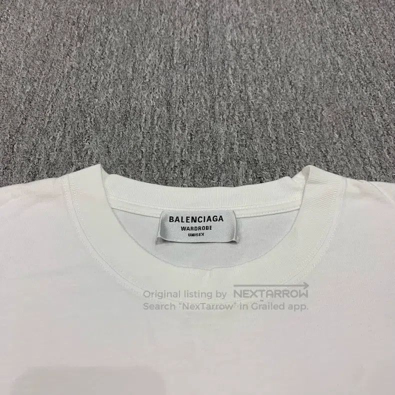Balenciaga Balenciaga White Double B Mosaic Short Sleeve Size US M / EU 48-50 / 2 - 9 Thumbnail