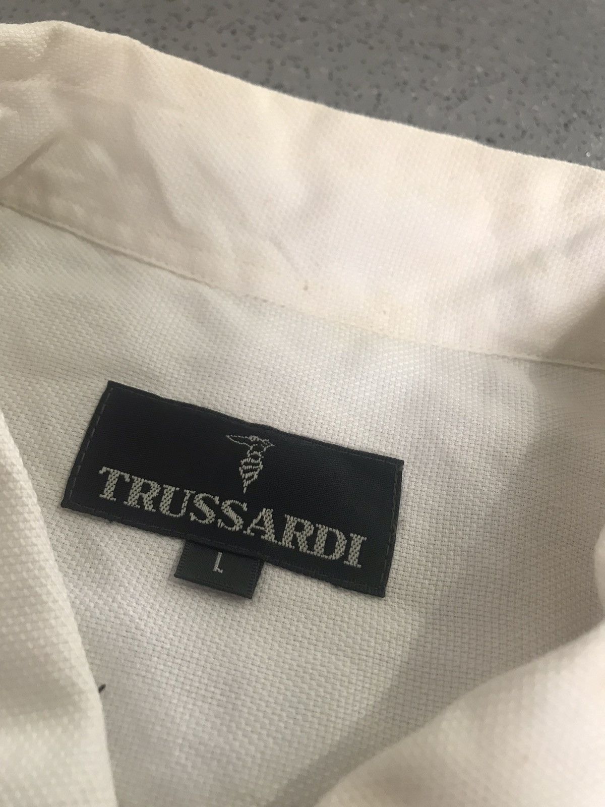 Japanese Brand × Trussardi Coppa Trussardi button up white Size US L / EU 52-54 / 3 - 8 Thumbnail
