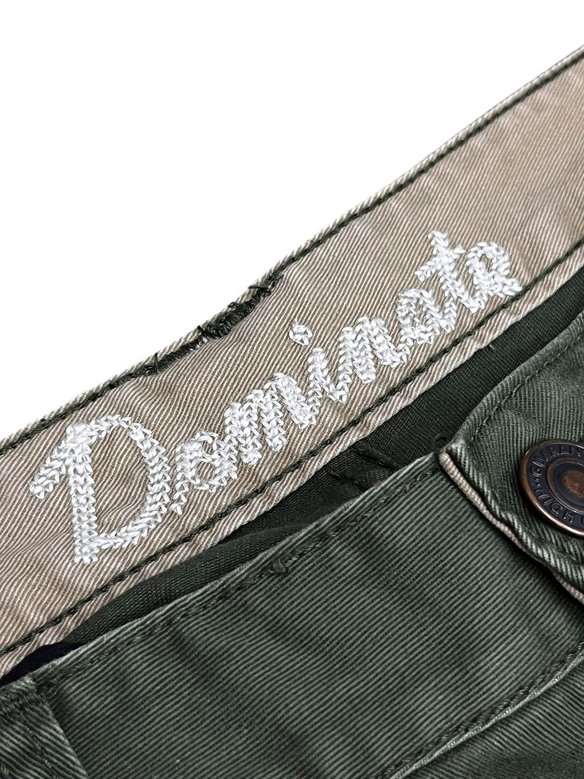 Japanese Brand Ultra Rare Dominate Green Army Big Slant Pocket Cargo Pants Size US 32 / EU 48 - 11 Thumbnail