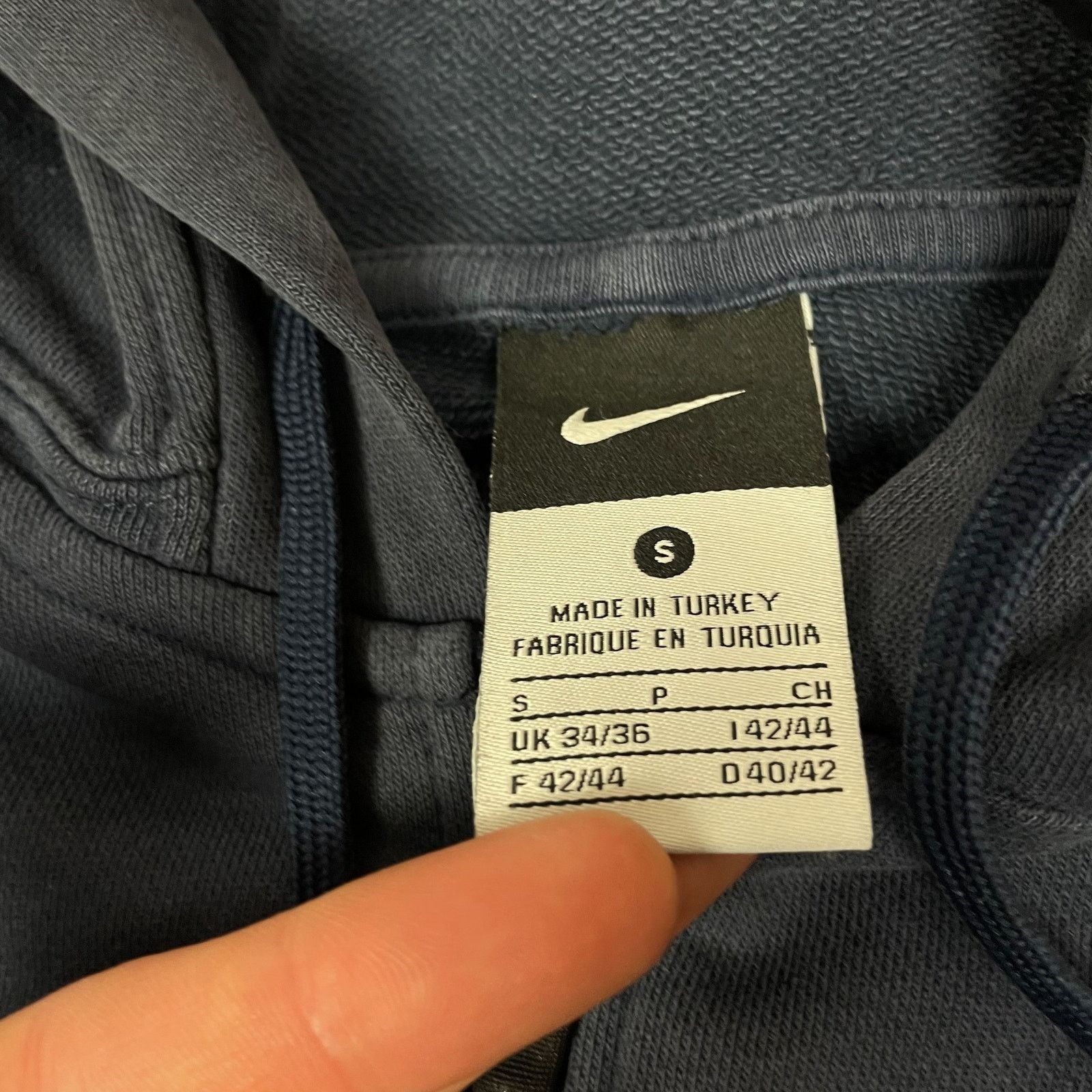 Nike Nike Sparta Women's Navy Blue Cotton Full Zip Hoodie Small Size S / US 4 / IT 40 - 10 Thumbnail