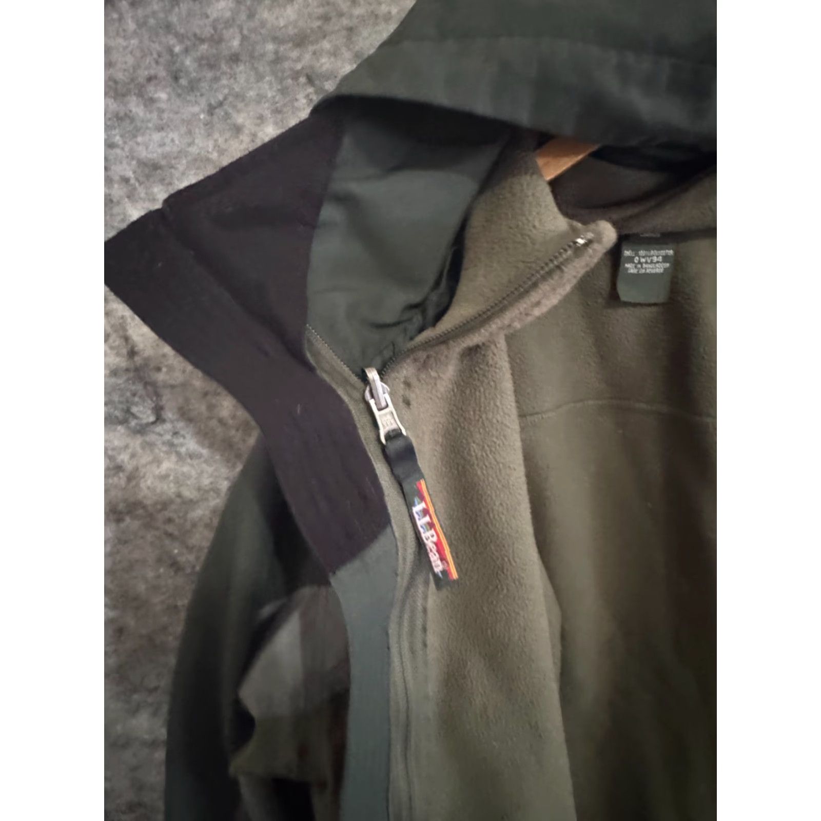 Vintage LL Bean Jacket Mens Large Tall LT Gray Full Zip Parka Removable liner with hood Size US L / EU 52-54 / 3 - 4 Thumbnail