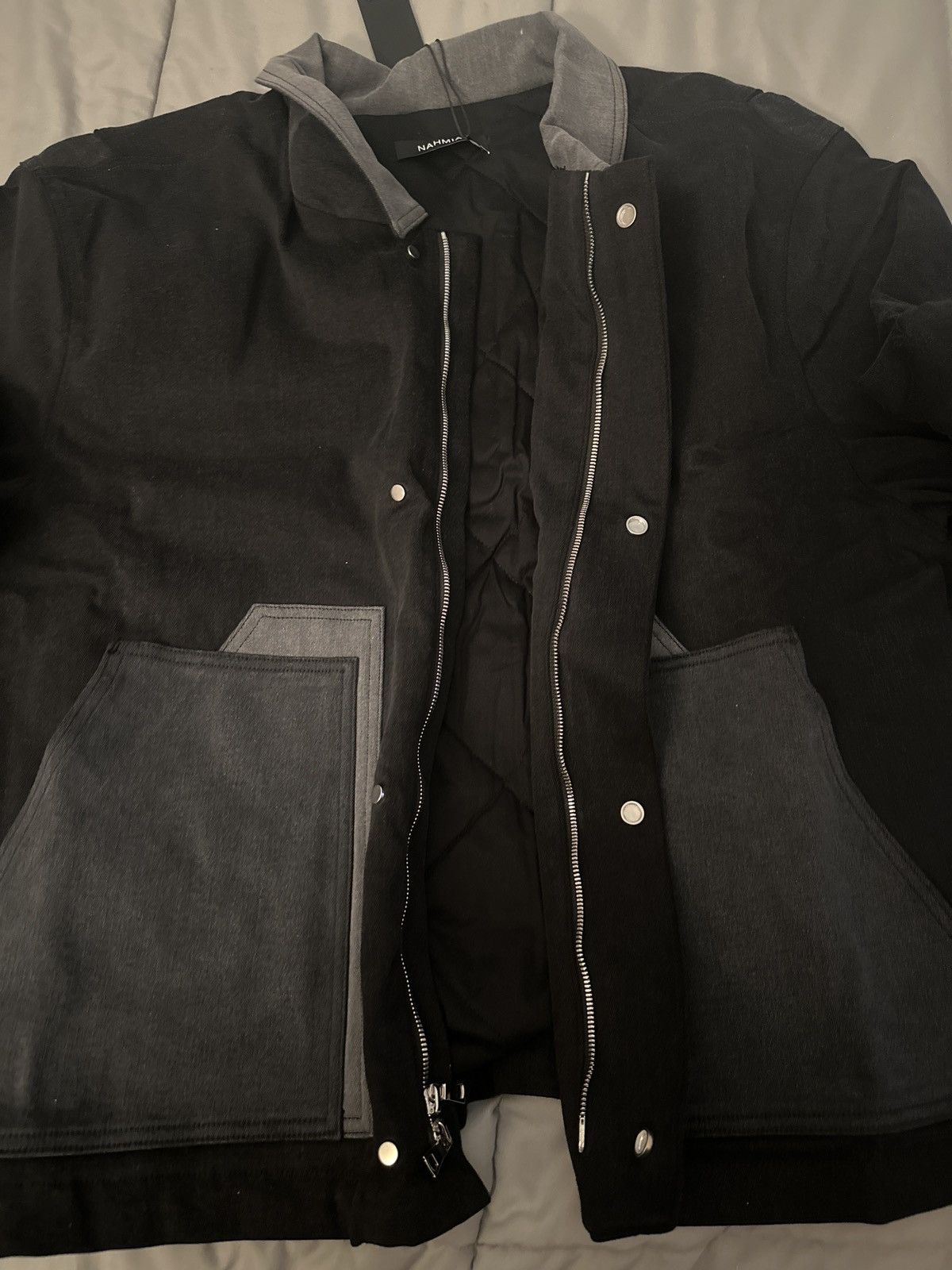 Nahmias Nahmias black denim carpenter jacket Size US XXL / EU 58 / 5 - 4 Thumbnail
