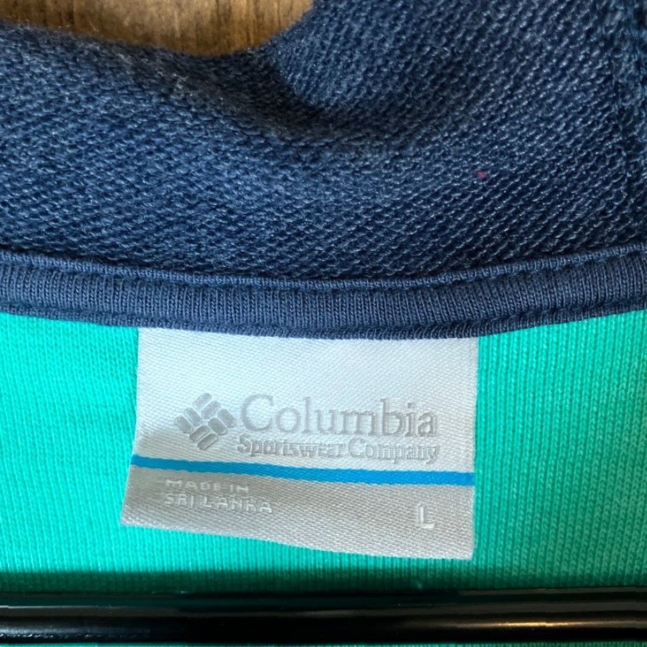 Altea Columbia Mens Jacket Gray Teal Lodge French Terry Full Zip Hoodie Large Size US L / EU 52-54 / 3 - 6 Thumbnail
