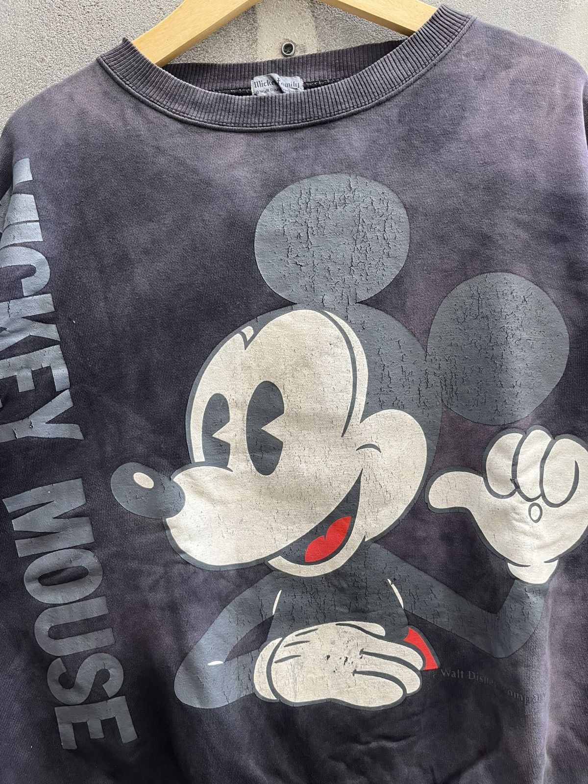 Japanese Brand Vintage Disney Mickey Mouse Faded Sweatshirt Size US XXL / EU 58 / 5 - 5 Thumbnail