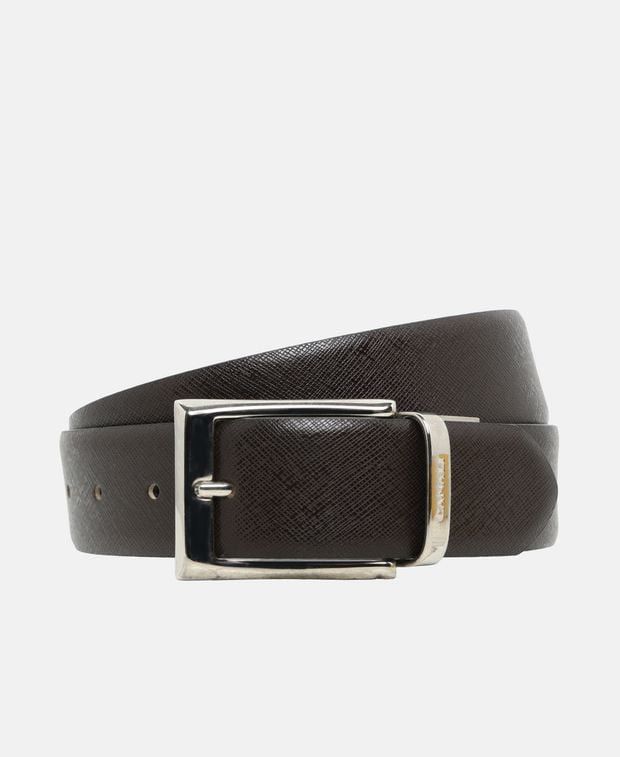 Canali Leather belt Size 30 - 1 Thumbnail