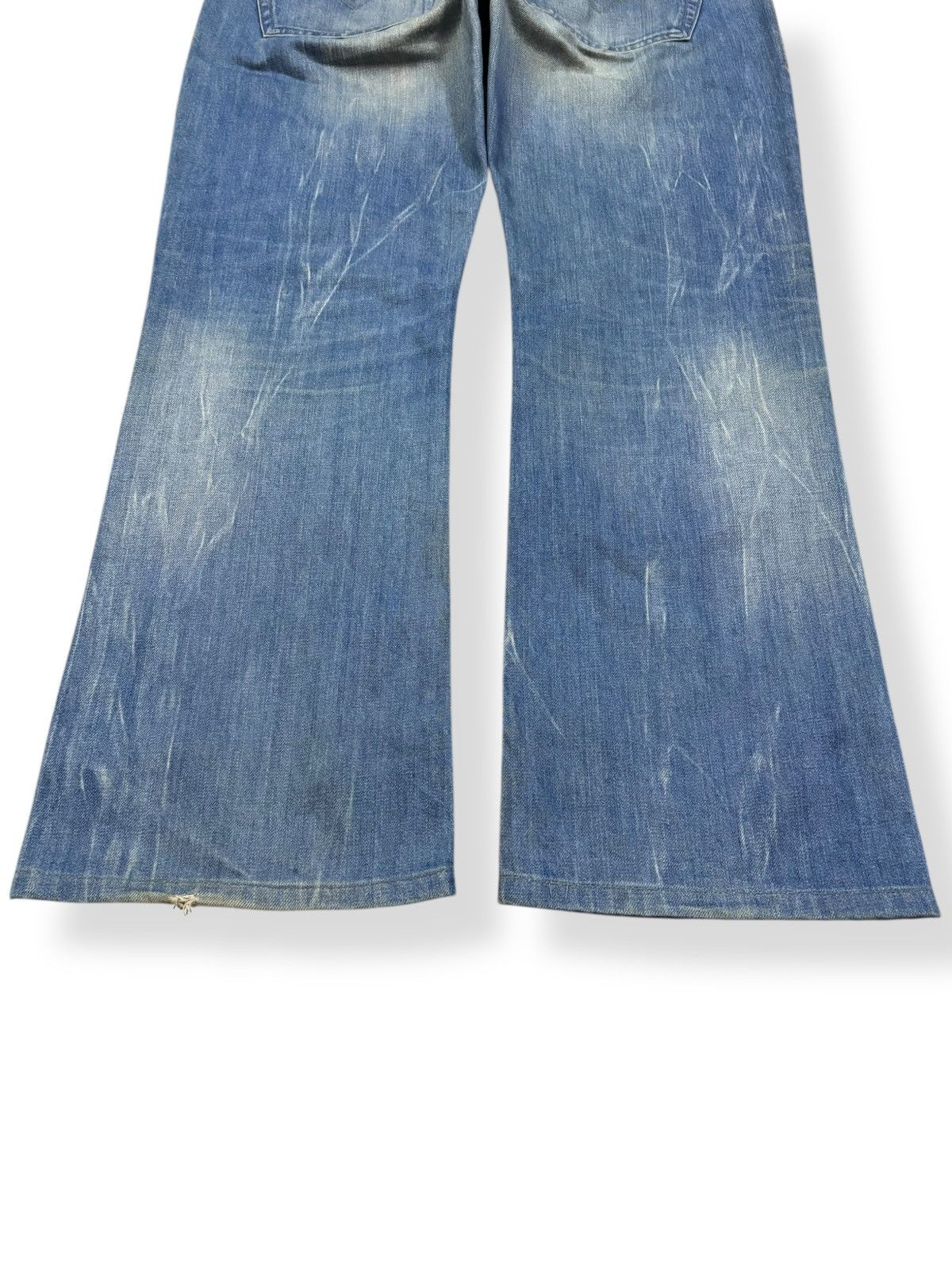 Diesel Vintage Diesel Industry Zatiny Mud Wash Bootcut Grunge Jeans Size US 36 / EU 52 - 13 Thumbnail
