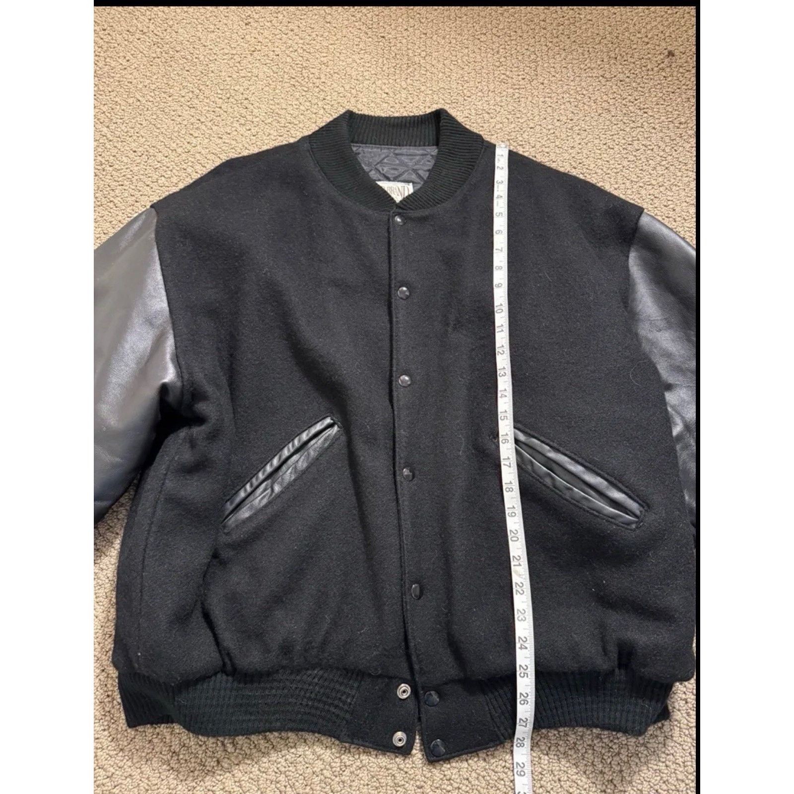Other Vintage 1997 Size Xxl Steer Brand wool Leather Bomber Jacket Size US XXL / EU 58 / 5 - 7 Thumbnail