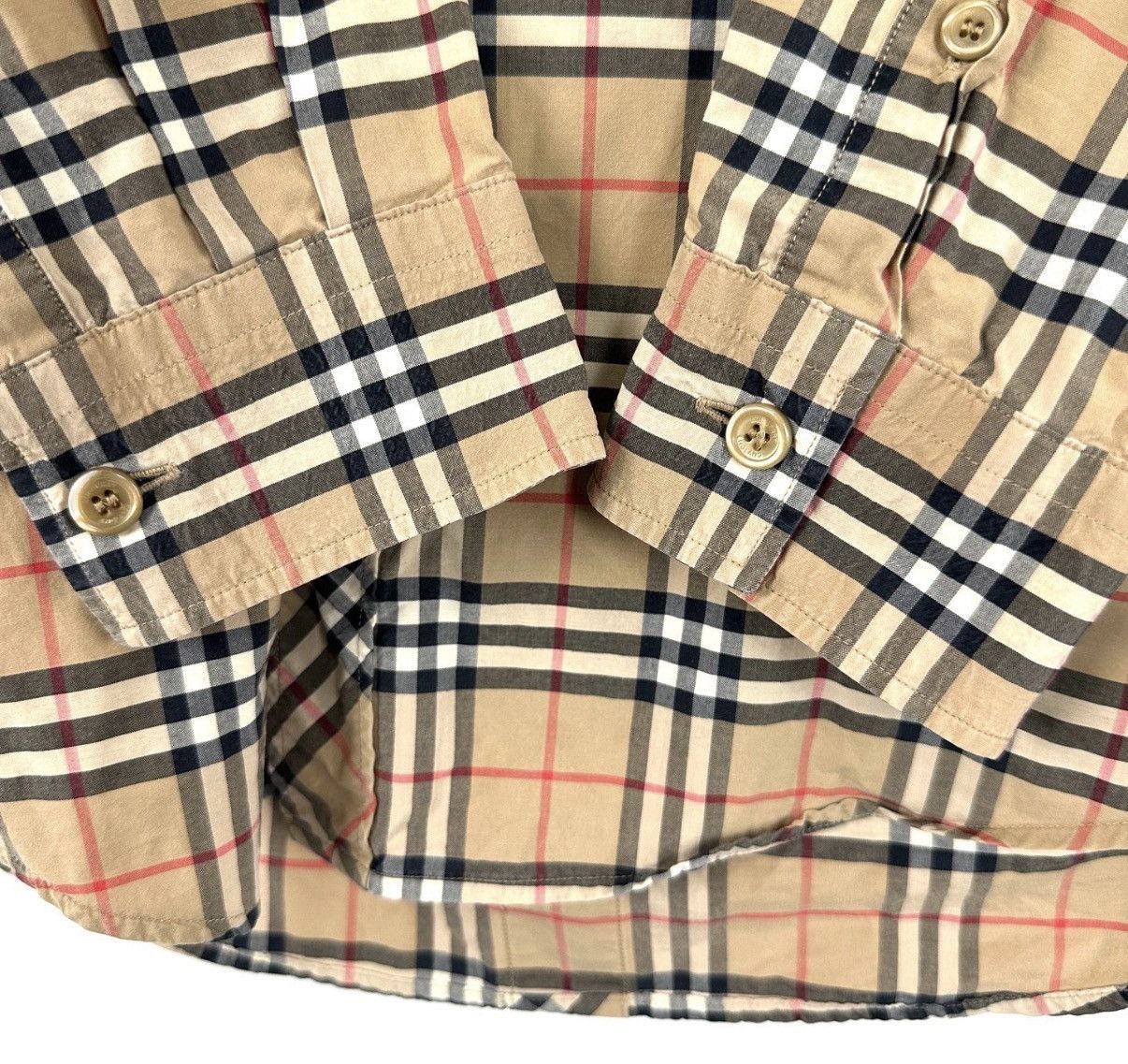 Burberry Burberry TB Embroidered Logo Classic Check Shirt K12 Size US XS / EU 42 / 0 - 6 Thumbnail