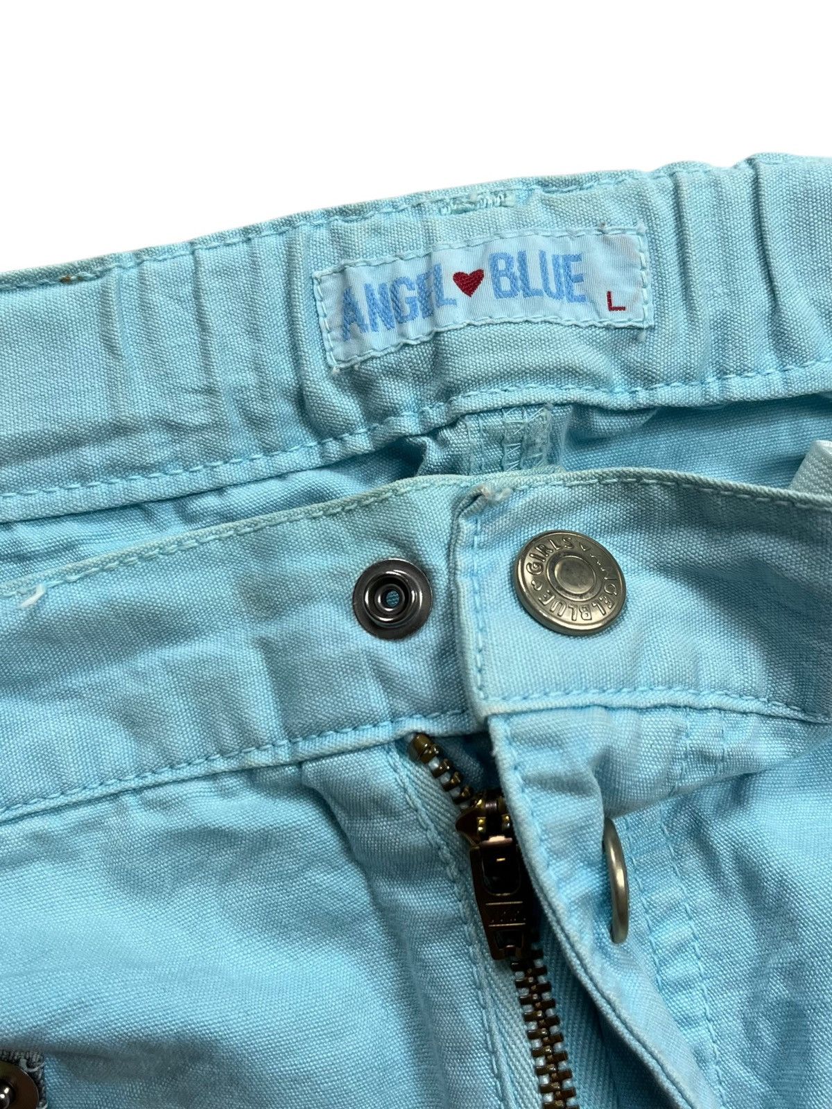 Angel Blue × Hysteric Glamour × Japanese Brand 2000s Angel Blue - Patchwork Hagi Pants Size US 29 - 4 Thumbnail
