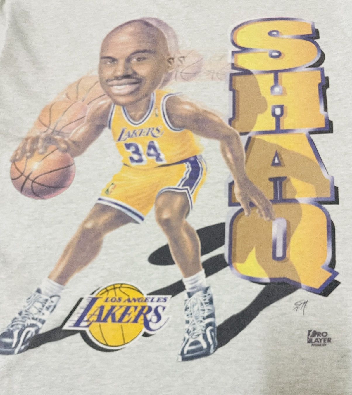 Pro Player VINTAGE PRO PLAYER SHAQUILLE ONEAL LA LAKERS 90s SHIRTS Size US L / EU 52-54 / 3 - 4 Thumbnail