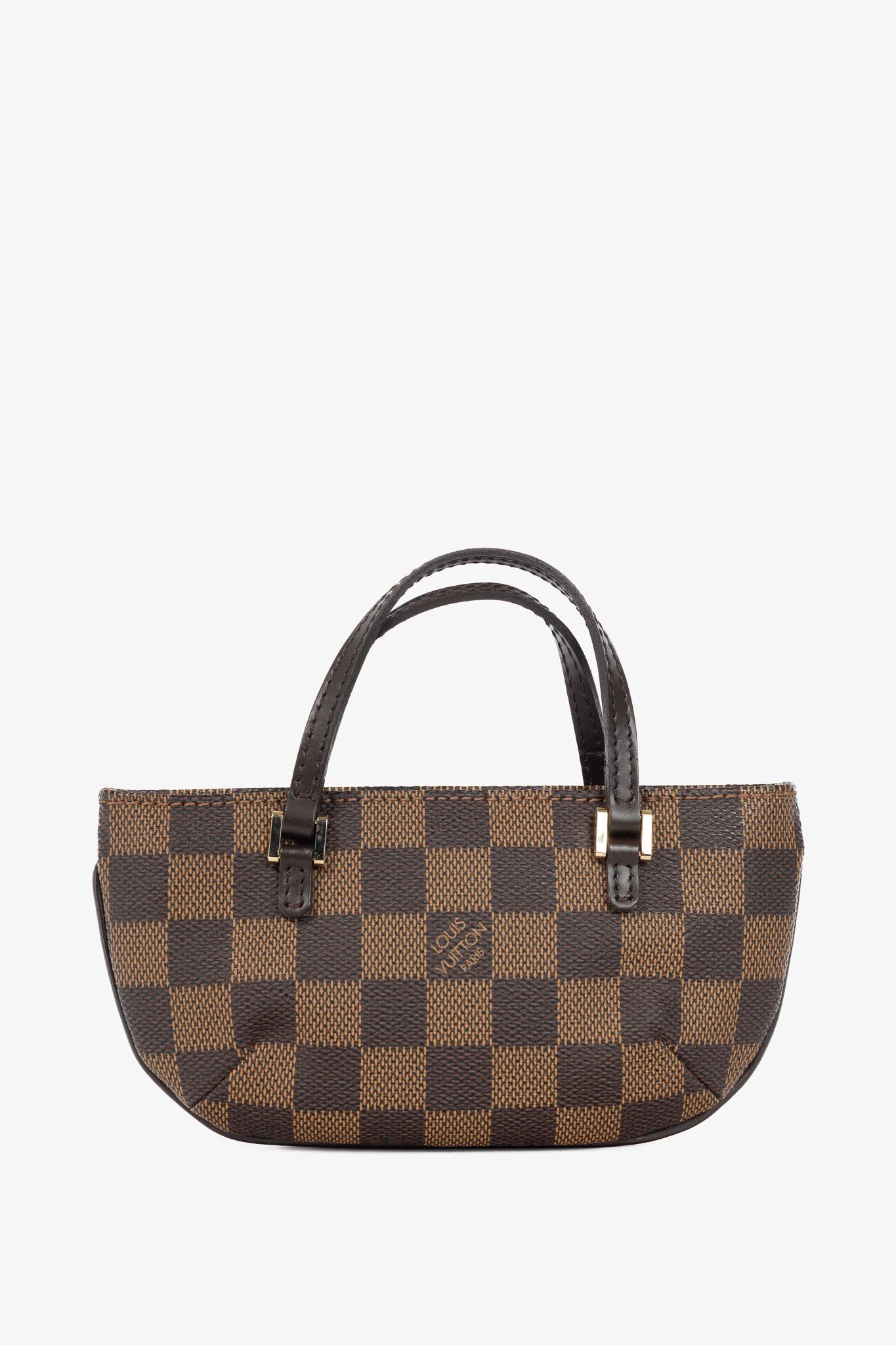 Louis Vuitton Louis Vuitton Manosque GM Damier Ebene Canvas Mini Tote Size ONE SIZE - 4 Thumbnail