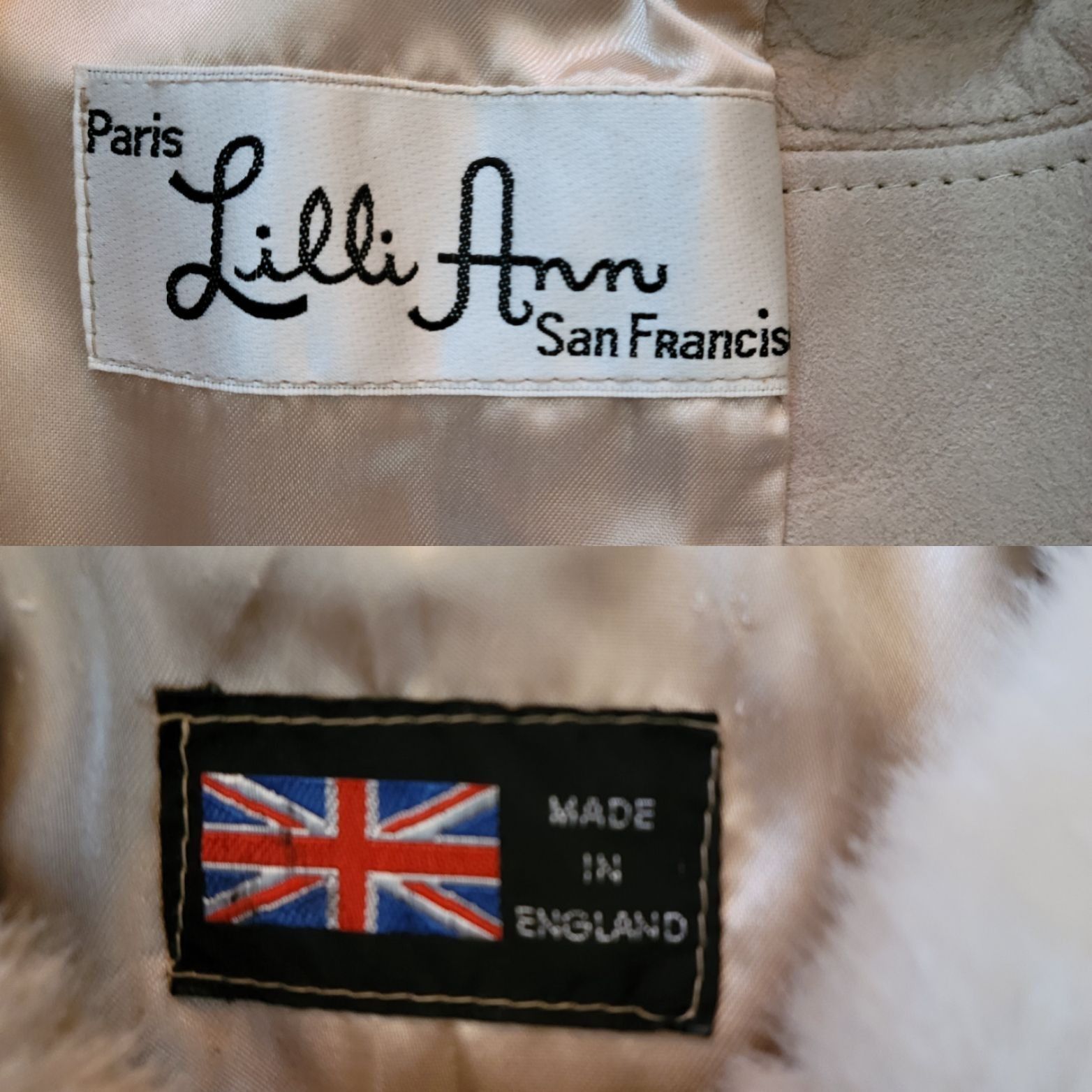 Vintage Vtg 60's Lilli Ann Vegan Faux Fur Penny Lane Coat Sz S Belte Size S / US 4 / IT 40 - 3 Thumbnail