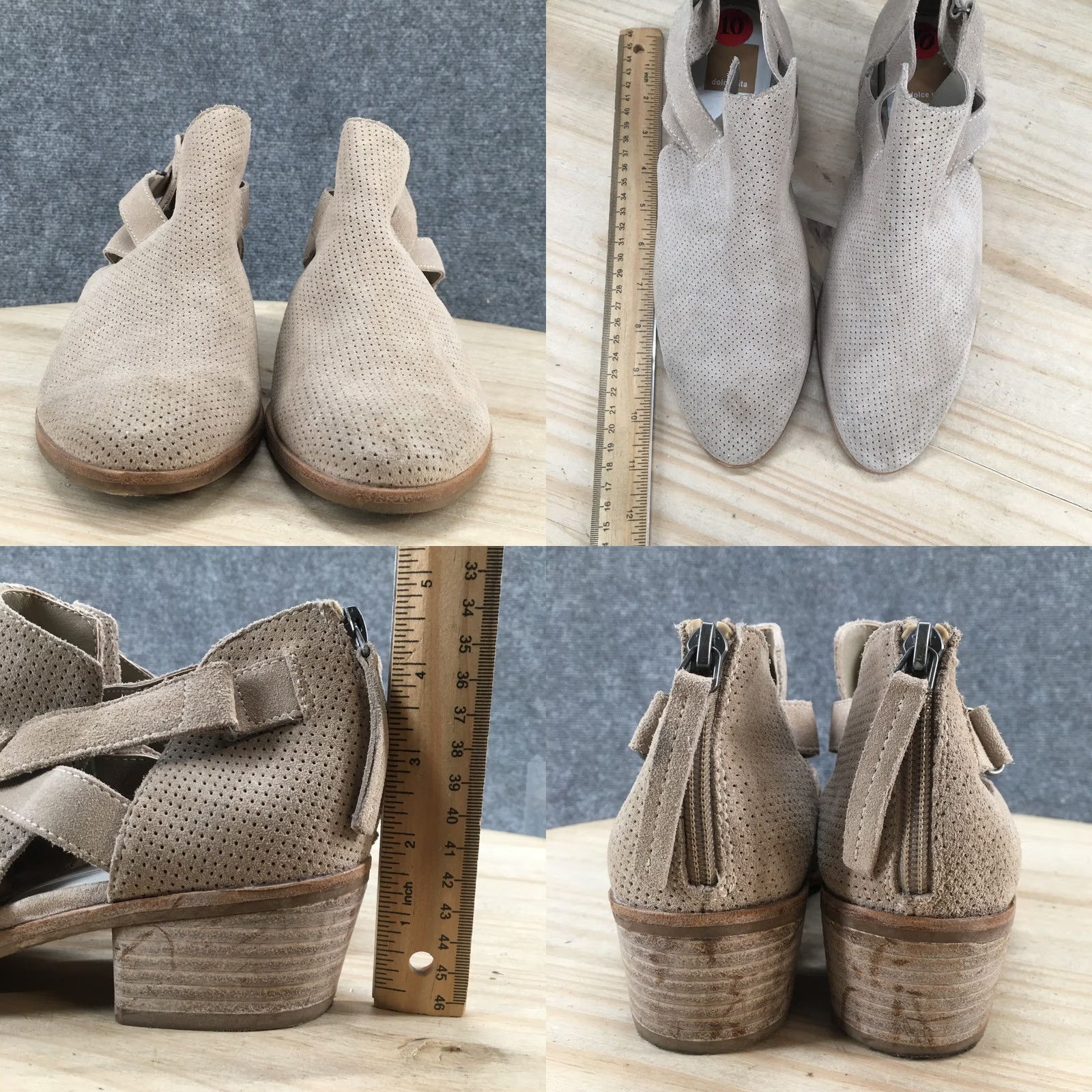 Dolce Vita Dolce Vita Koree Boots Womens 10 Casual Back Zip Ankle Suede Brown (Brown) Boots Womens 10 Casual Back Zip Ankle Suede Brown DK Size US 10 / IT 40 - 8 Thumbnail