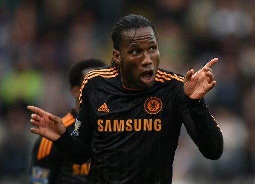 Adidas CHELSEA ADIDAS 2010/2011 FOOTBALL THIRD JERSEY #11 DROGBA Size US M / EU 48-50 / 2 - 17 Thumbnail