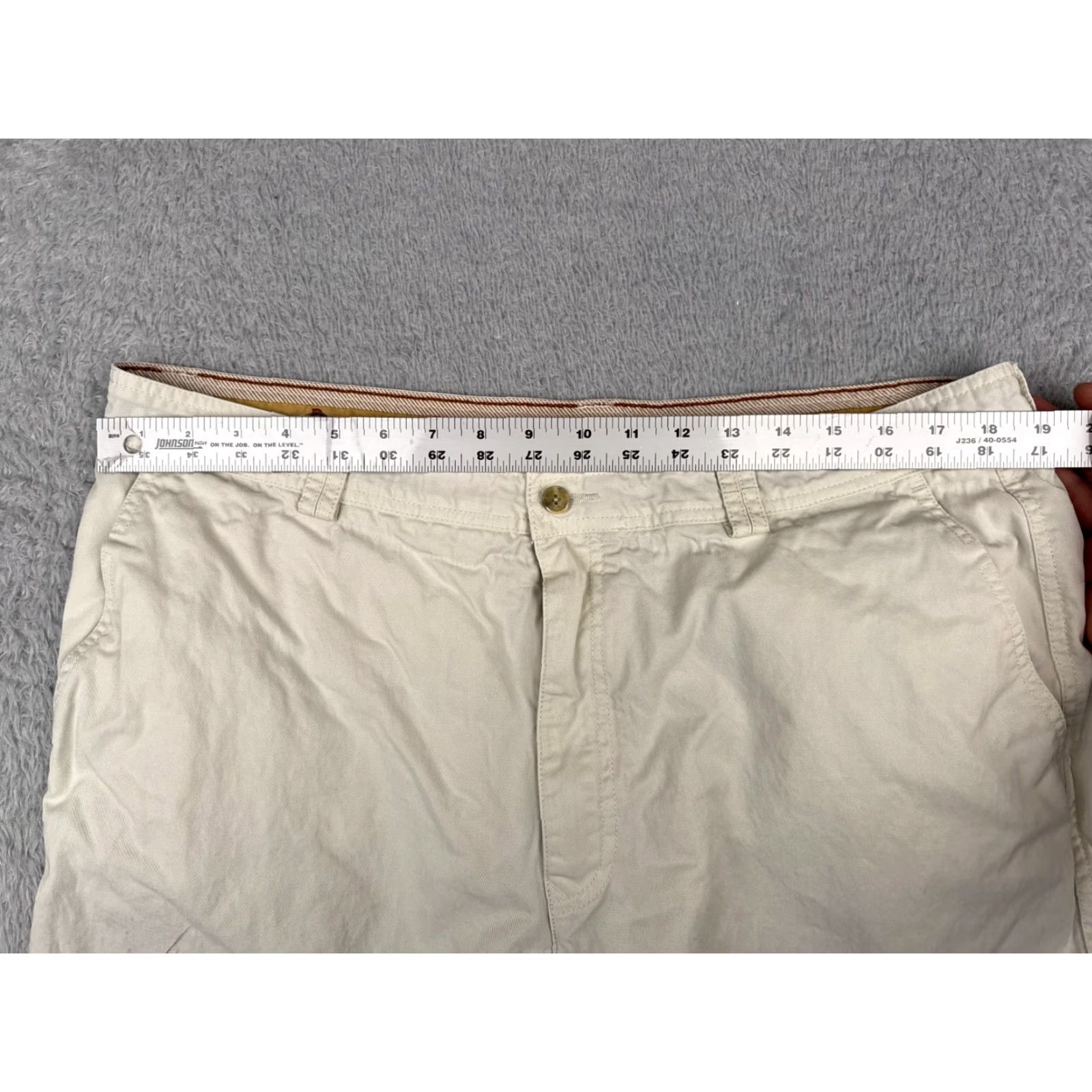 Tommy Bahama Tommy Bahama Shorts Men 38 White Chino Cotton Tencel Blend Flat Front 38x9 Size US 38 / EU 54 - 6 Thumbnail