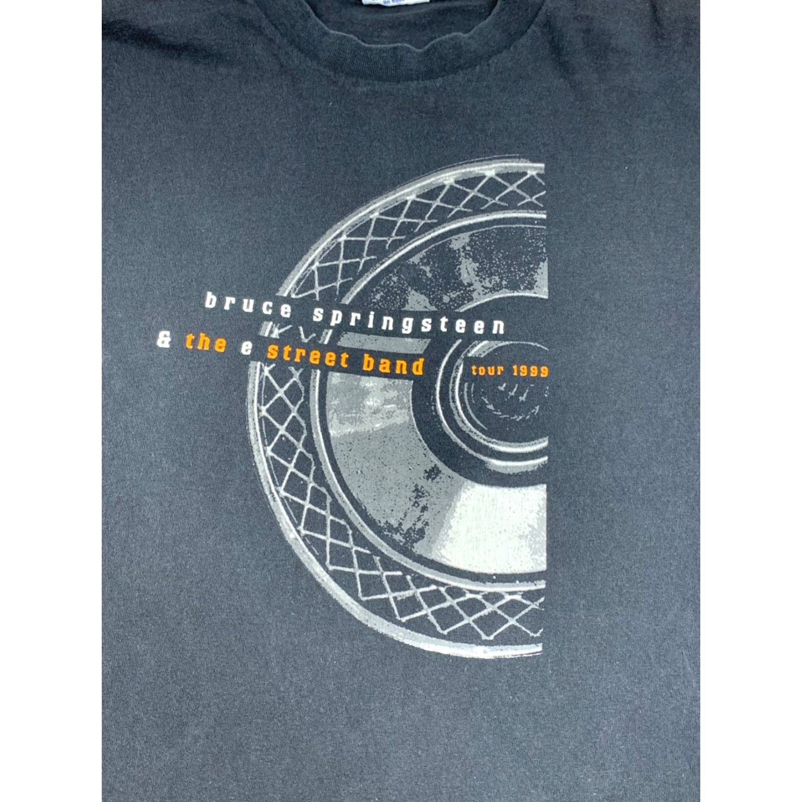 Vintage VINTAGE Bruce Springsteen & The E Street Band 1999 Tour Shirt XL Black All Sport T-Shirt Men Band Graphic Print Crew Neck Short Sleeve 11525 Mens Size US XL / EU 56 / 4 - 3 Thumbnail