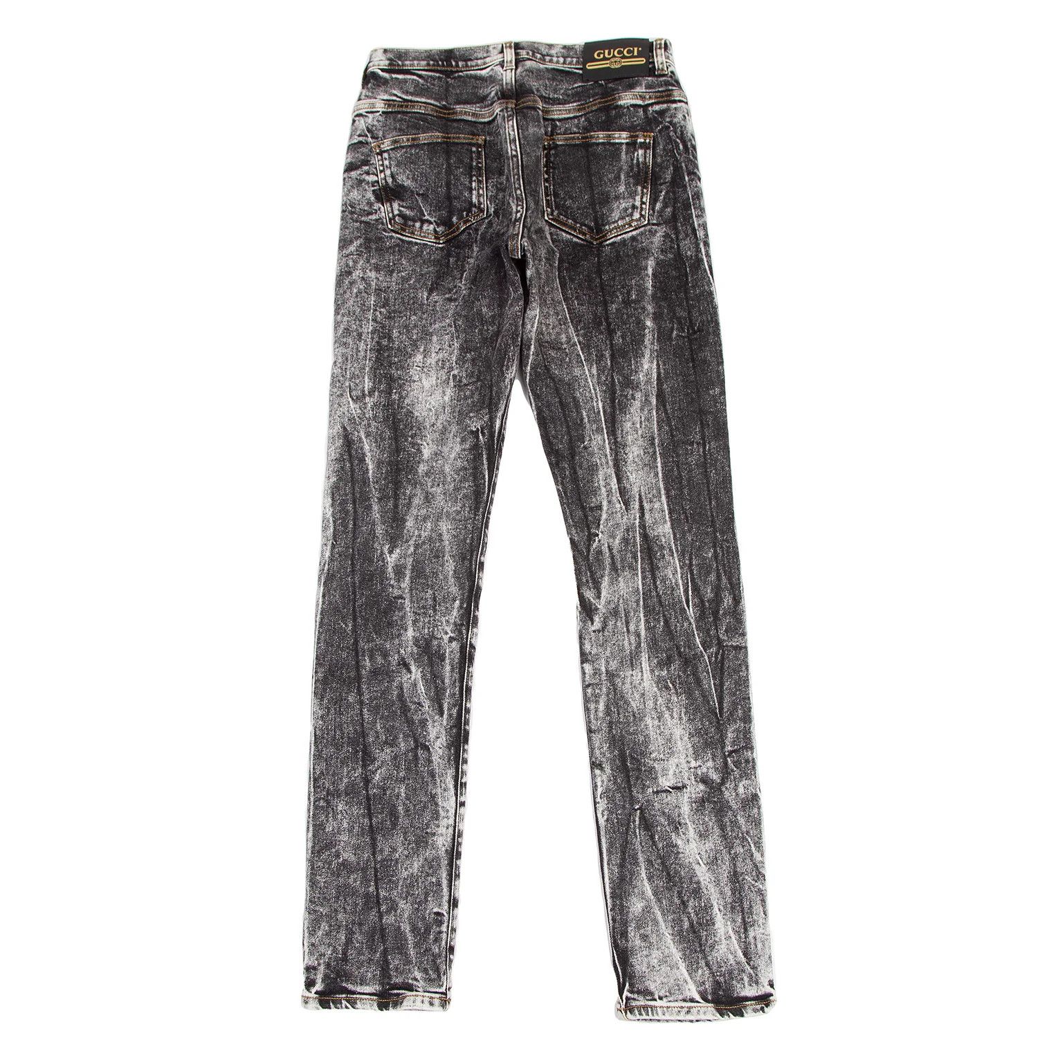 Gucci Washed Black Denim Pants Size 28 Size US 28 / EU 44 - 8 Thumbnail