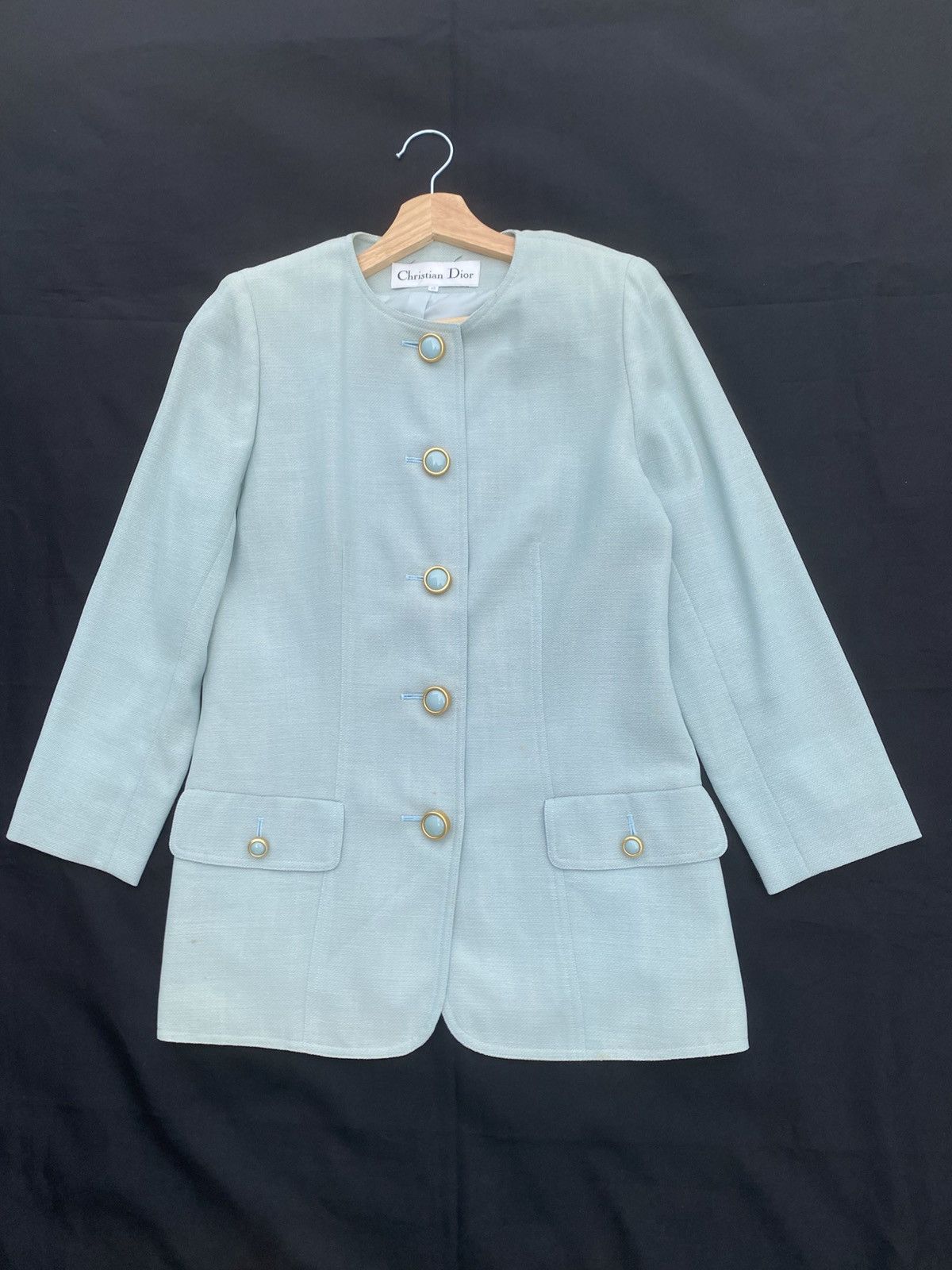 Dior Rare Vintage 90s Christian Dior Wool Suit Blazer/Jacket Size M / US 6-8 / IT 42-44 - 4 Thumbnail