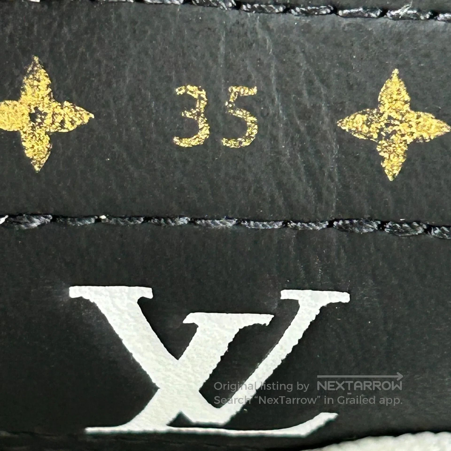 Louis Vuitton Louis Vuitton White Misaligned Sneakers Size 35. Size US 5 / IT 35 - 7 Thumbnail