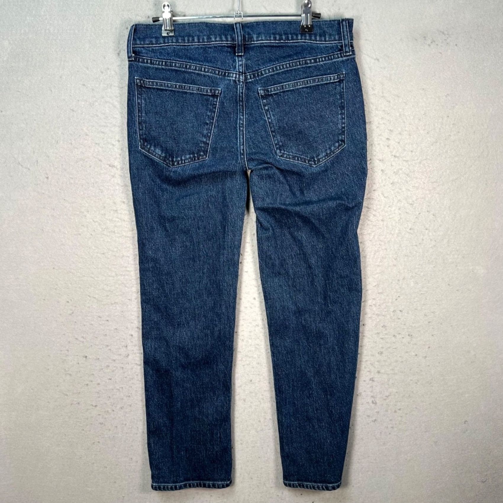 Gap Gap 1969 90s Vintage Jeans Womens Size 28 Regular Dark Wash Straight 5-Pocket Denim Cotton Polyester Blue Mens? Size 28" / US 6 / IT 42 - 2 Thumbnail