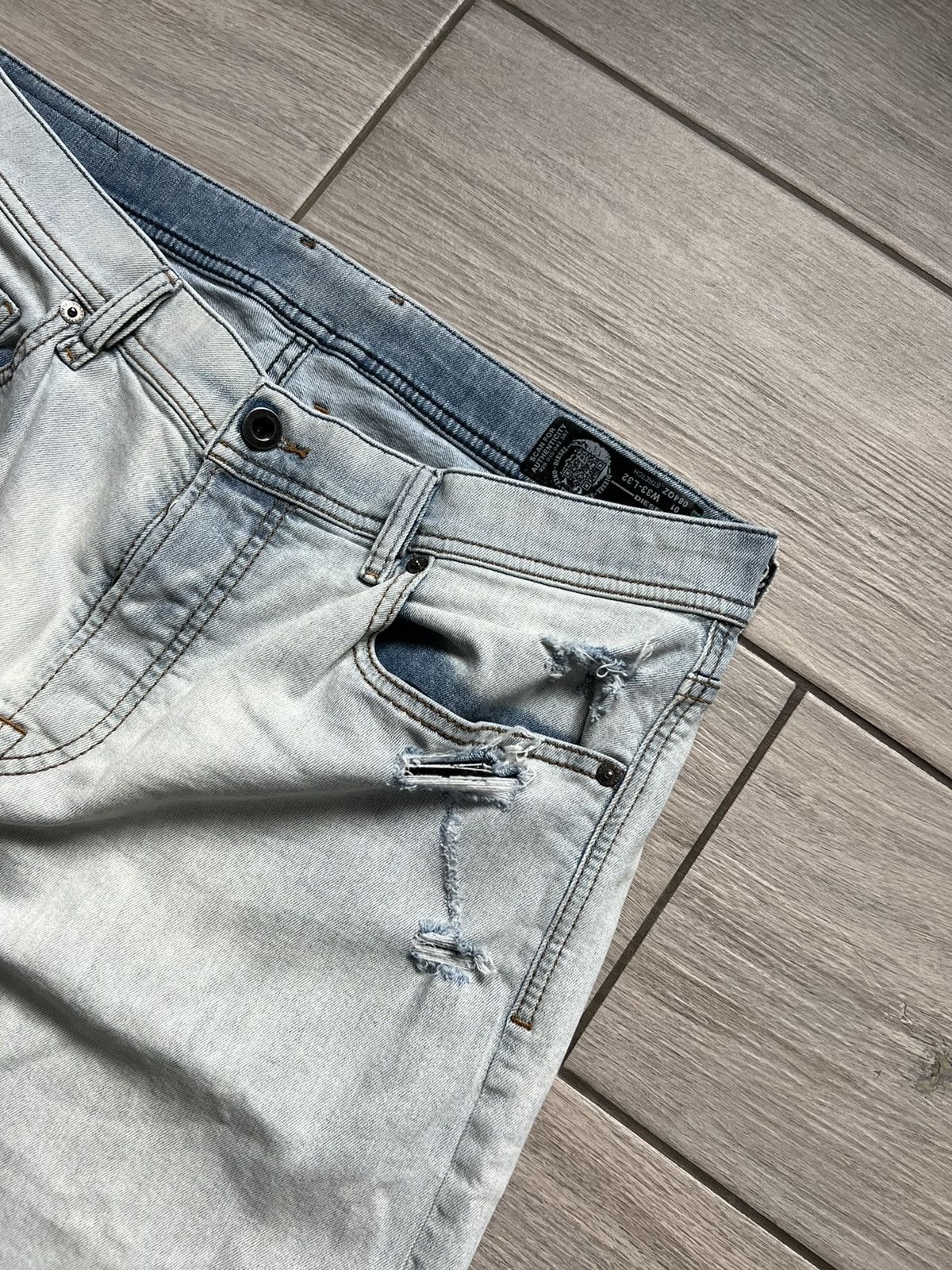 Diesel DIESEL PANTS REGULAR Light Blue Denim Pants RRP 350$ Y2K Size US 33 - 5 Thumbnail