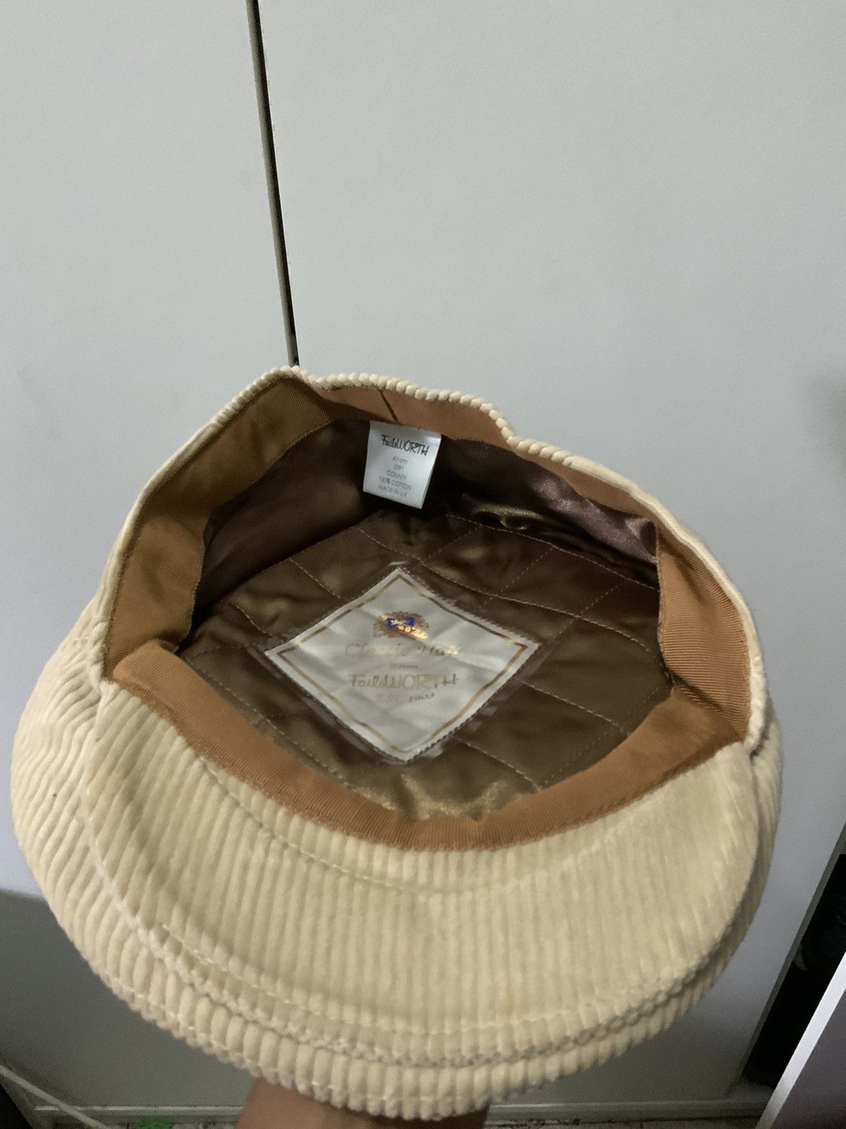 Vintage FailsWorth Corduroi Retro Flat Beretta Hat Size ONE SIZE - 8 Thumbnail
