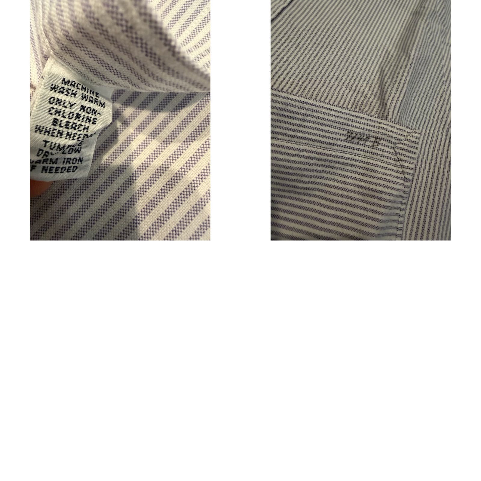 Polo Ralph Lauren VINTAGE Polo Ralph Lauren Oxford Button-Down Shirt Men’s 2XL Stripe Purple Pony OCBD Shirt Size US XXL / EU 58 / 5 - 9 Thumbnail