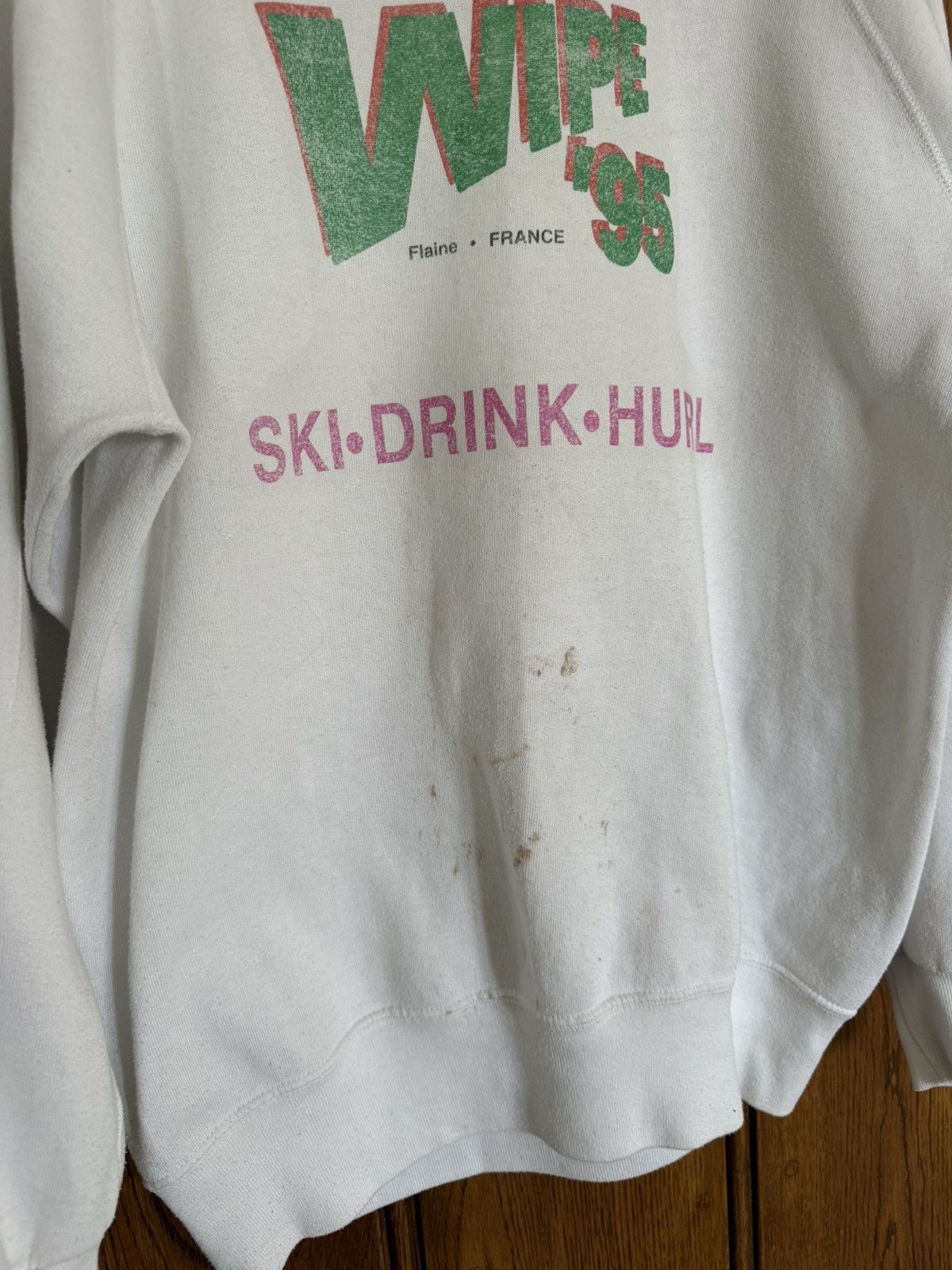 Vintage Vintage 1995 Marlboro white ski sweater archive grail Tour Size US XL / EU 56 / 4 - 9 Thumbnail