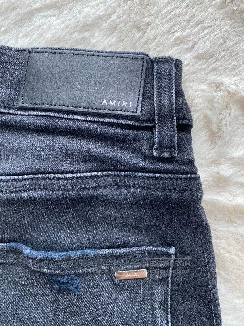 Amiri Amiri Size 30 Washed black and pink cashew flower patchwork Size US 30 / EU 46 - 3 Thumbnail