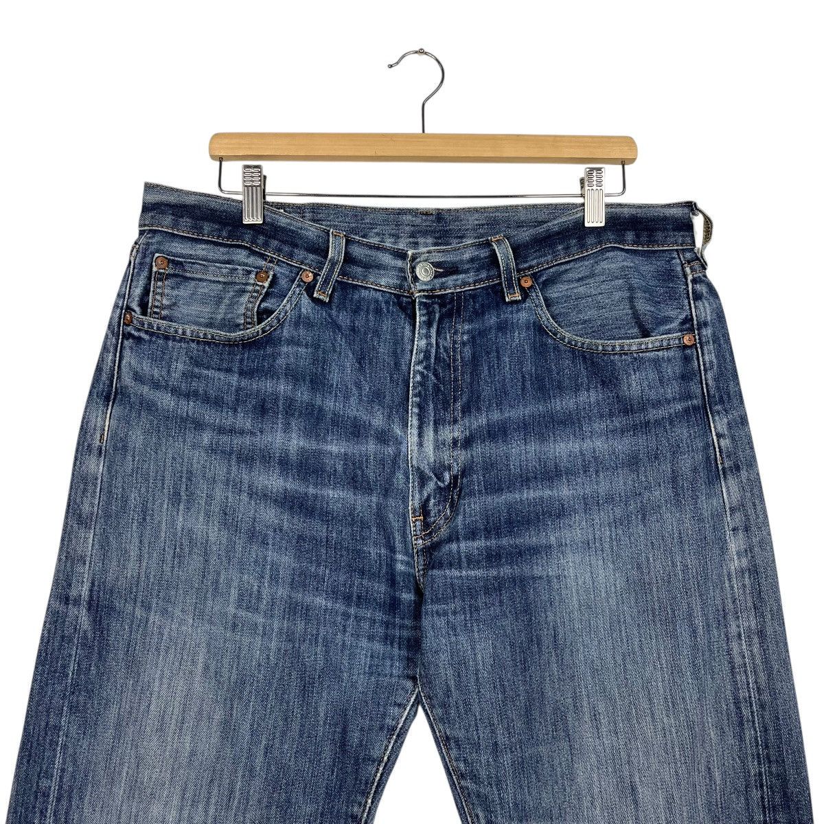 Levi's Vintage Y2k Levis Distressed Denim Jeans Size US 36 / EU 52 - 2 Thumbnail