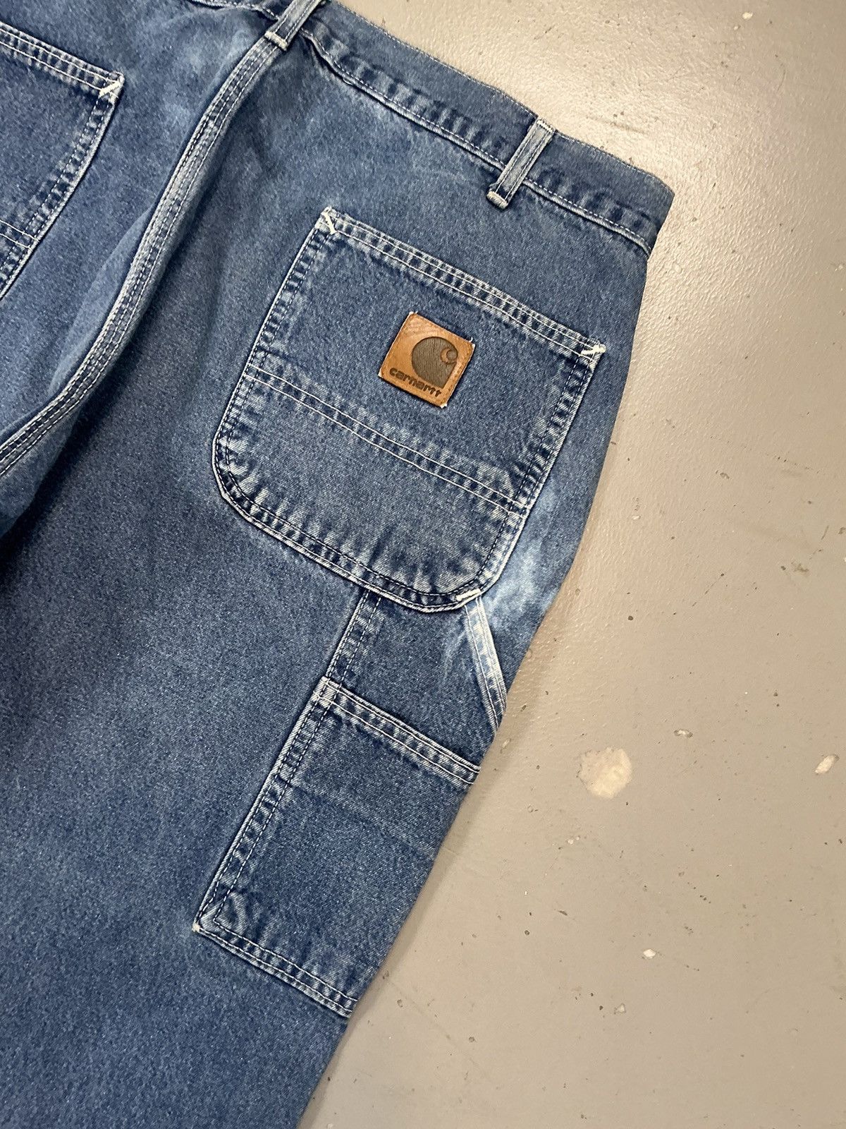 Carhartt × Vintage Vintage Carhartt b13 DST carpenter denim Size US 38 / EU 54 - 8 Thumbnail