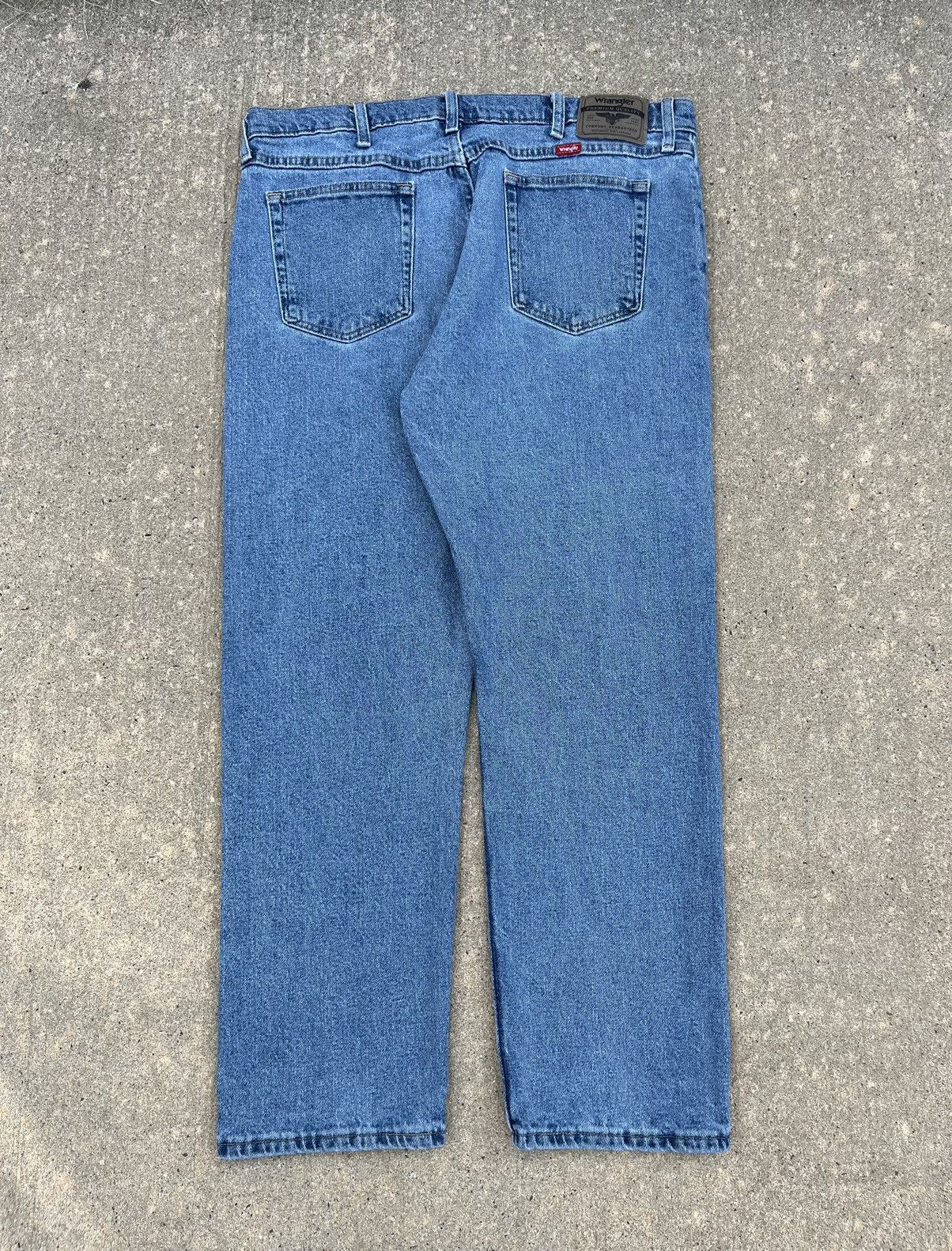 JNCO × Vintage × Wrangler Crazy Vintage Y2K Wrangler Baggy Jeans Size US 38 / EU 54 - 6 Thumbnail