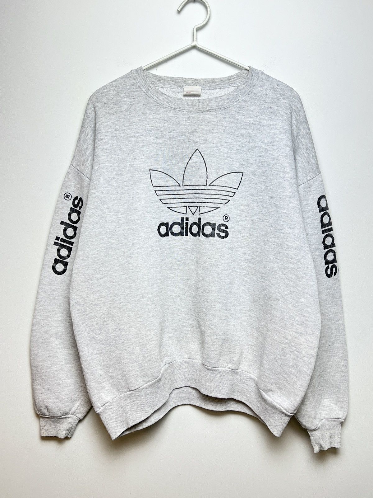 Adidas adidas 80s vintage crewneck sweatshirt Size US L / EU 52-54 / 3 - 1 Thumbnail