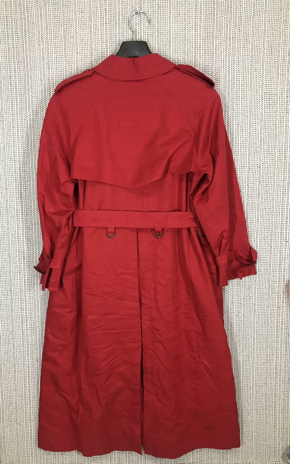 Burberry 🔥RARE COLOUR🔥BURBERRY TRENCH COAT RED NICE DESIGN Size US M / EU 48-50 / 2 - 14 Thumbnail