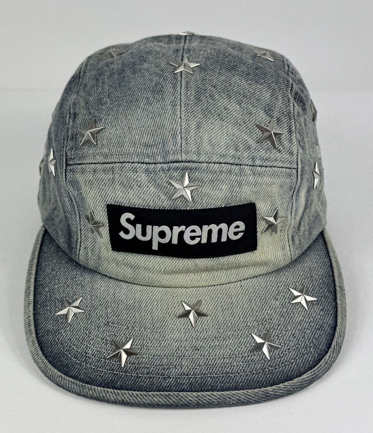 Supreme STAR STUDDED DENIM CAMP CAP Size ONE SIZE - 1 Thumbnail