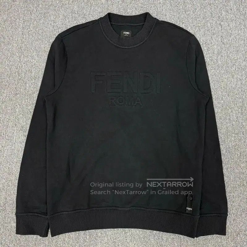 Fendi Fendi Black Cotton Men's Sweatshirt . Size US L / EU 52-54 / 3 - 1 Thumbnail