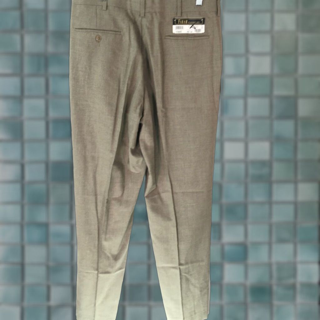Farah Farah Mens Pants Gray Dress Flat Front Straight Leg Regular Fit Size 34 X34 Size US 34 / EU 50 - 1 Thumbnail