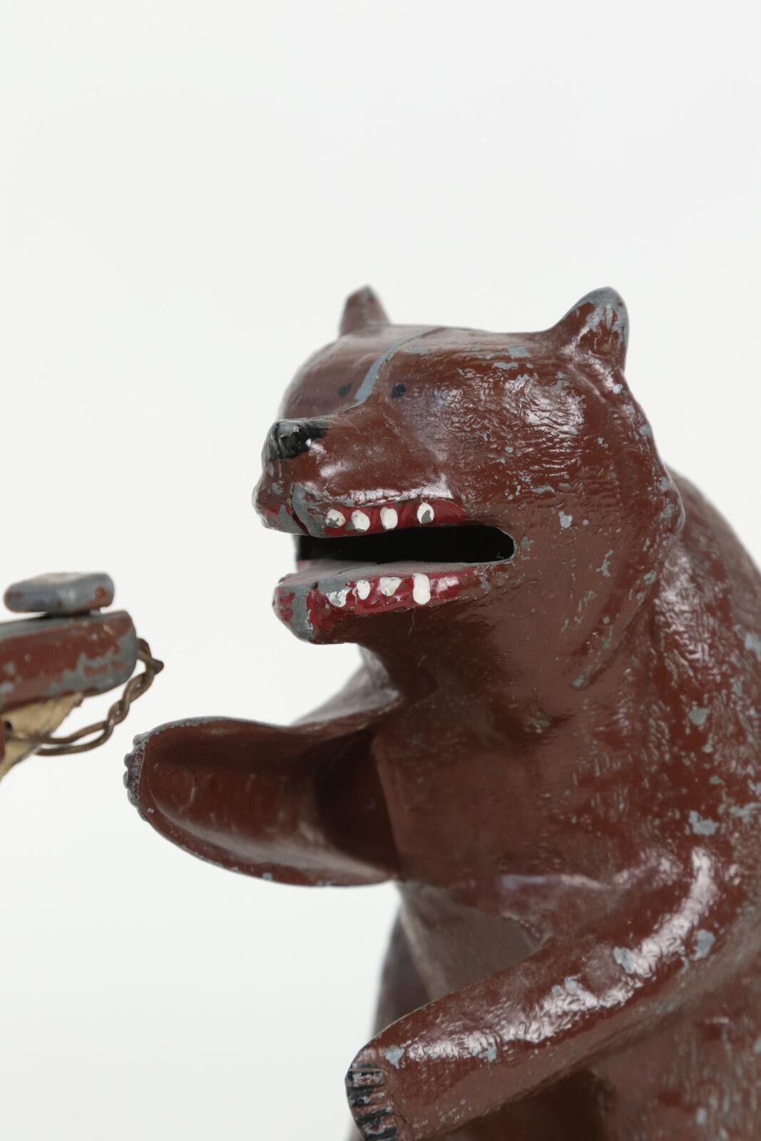 Other 1920's Hunter And Bear Mechanical Coin Bank Size ONE SIZE - 3 Thumbnail