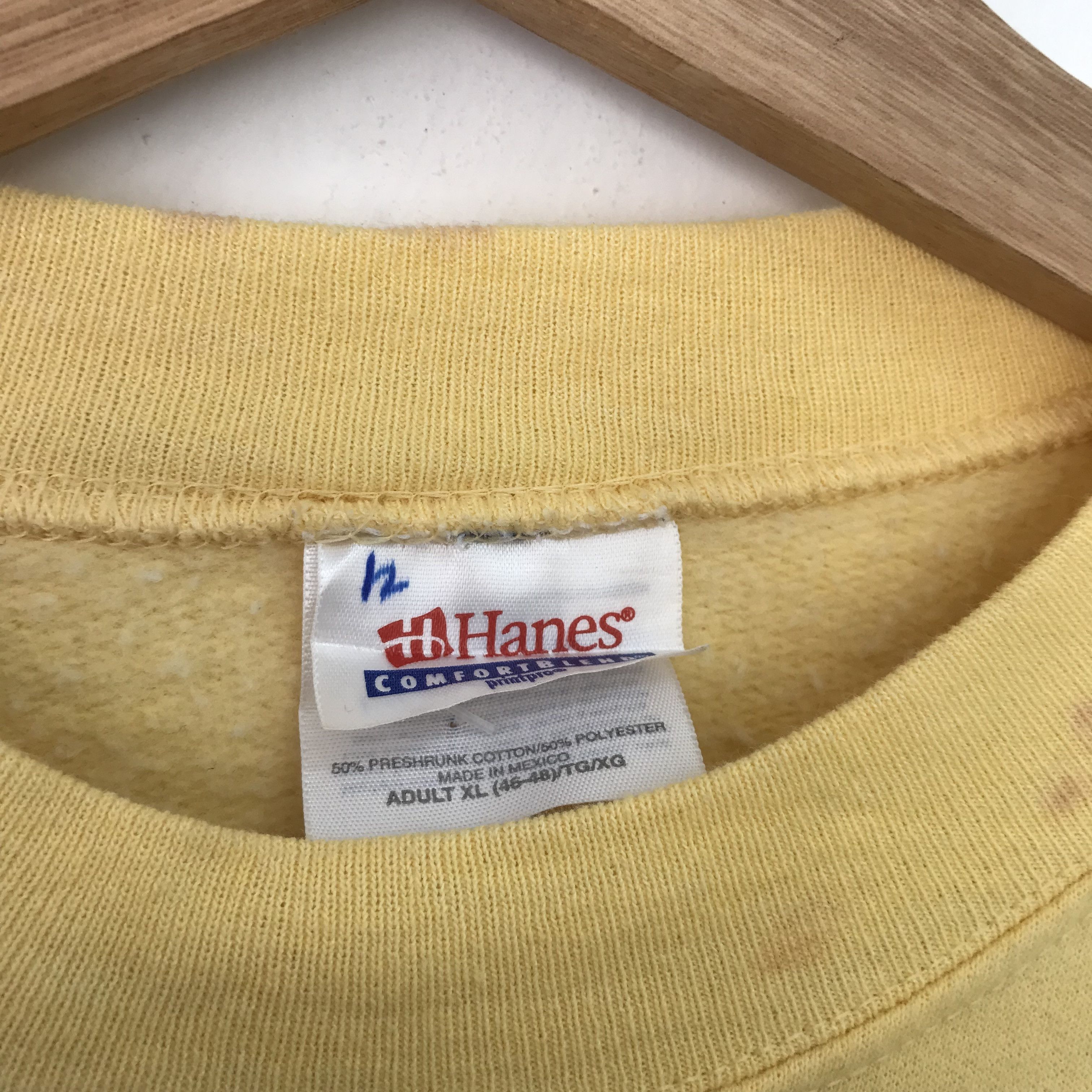 Vintage Vintage 90s Florida Yellow Sweatshirt Xlarge - 290 Size US XL / EU 56 / 4 - 8 Thumbnail
