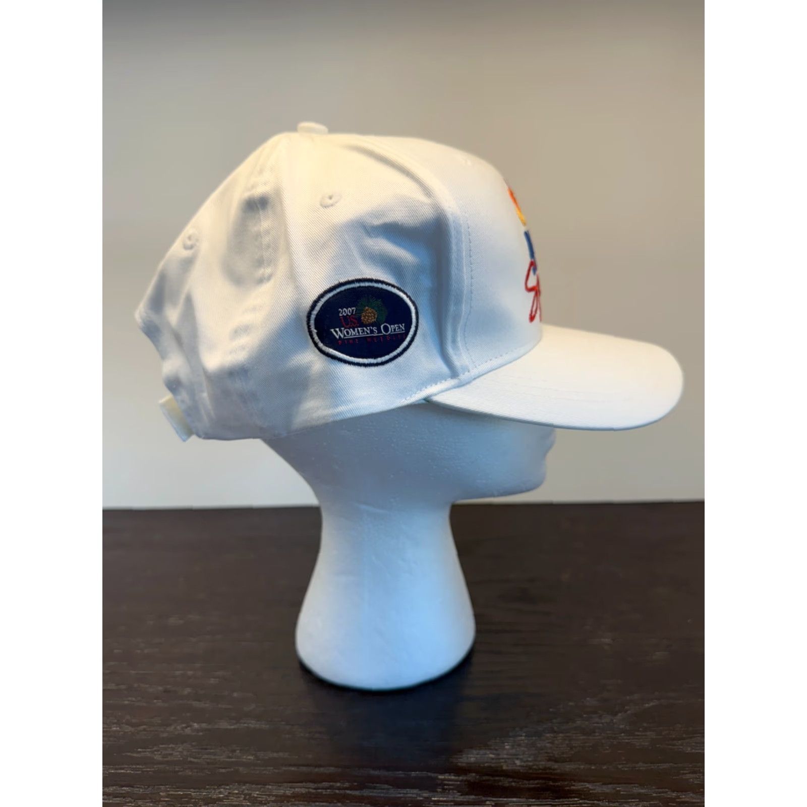 Vintage NBC Sports Ahead Hat Mens One Size White Adjustable Golf Strapback Size ONE SIZE - 3 Thumbnail