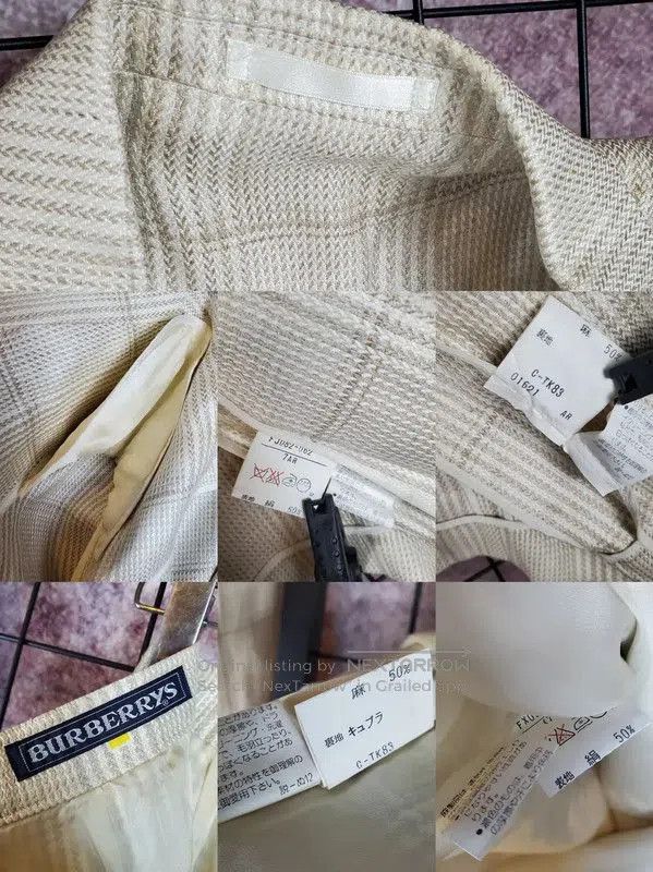 Burberry Burberry Spring Autumn Beige Silk Blended Cardigan. Size M / US 6-8 / IT 42-44 - 9 Thumbnail