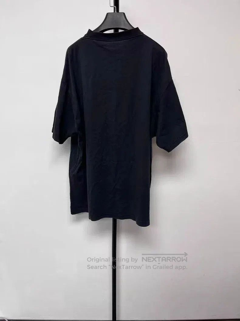 Balenciaga Balenciaga Distressed Fleece Short Sleeve T-shirt. Size US XS / EU 42 / 0 - 2 Thumbnail