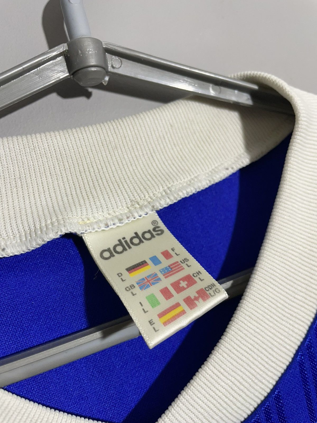 Adidas Vintage 90s Adidas Soccer jersey Adidas Ventex Size US L / EU 52-54 / 3 - 9 Thumbnail