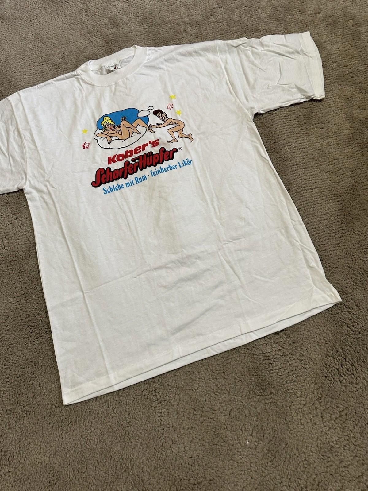 The Unbranded Brand Vintage Kober’s : Scharfer Hupfer Beer Rum Promo Tees XL Size US XXL / EU 58 / 5 - 2 Thumbnail