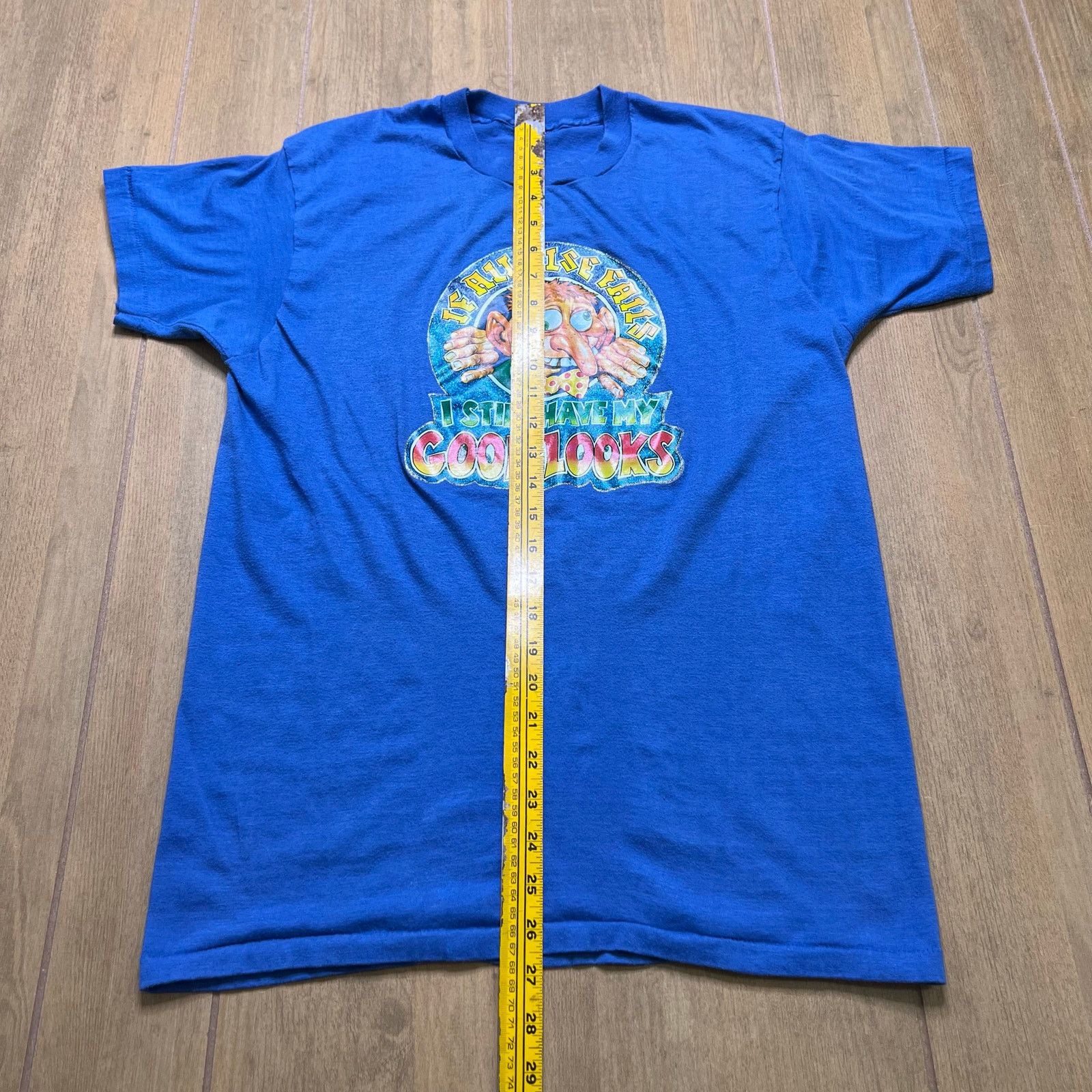 Vintage Vintage 80s T shirt Sz XL "I STILL HAVE MY GOOD LOOKS"Sz S/M Size US XL / EU 56 / 4 - 5 Thumbnail