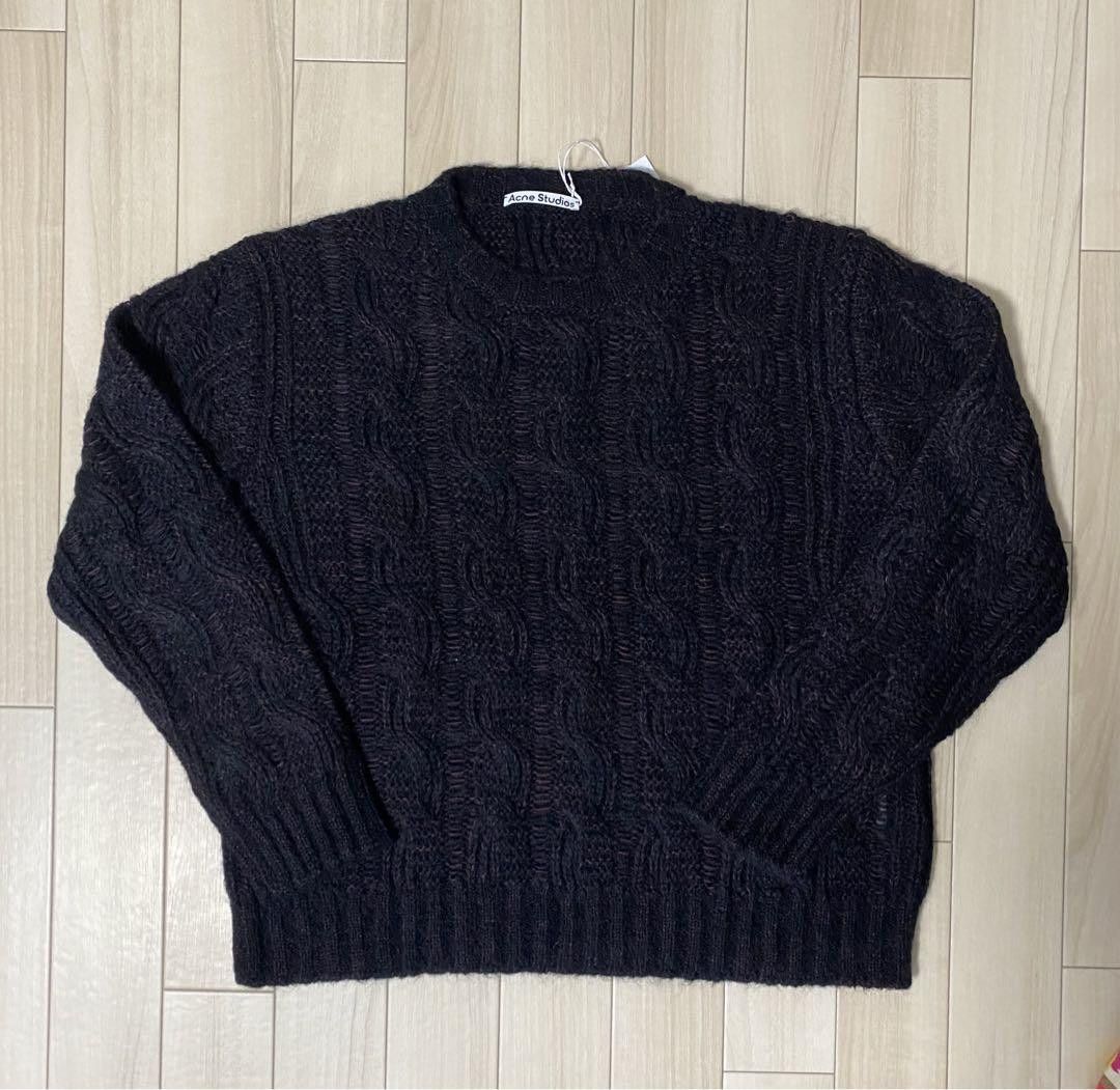 Acne Studios Woven Mohair Wool Knit Sweater Size US XXL / EU 58 / 5 - 1 Thumbnail