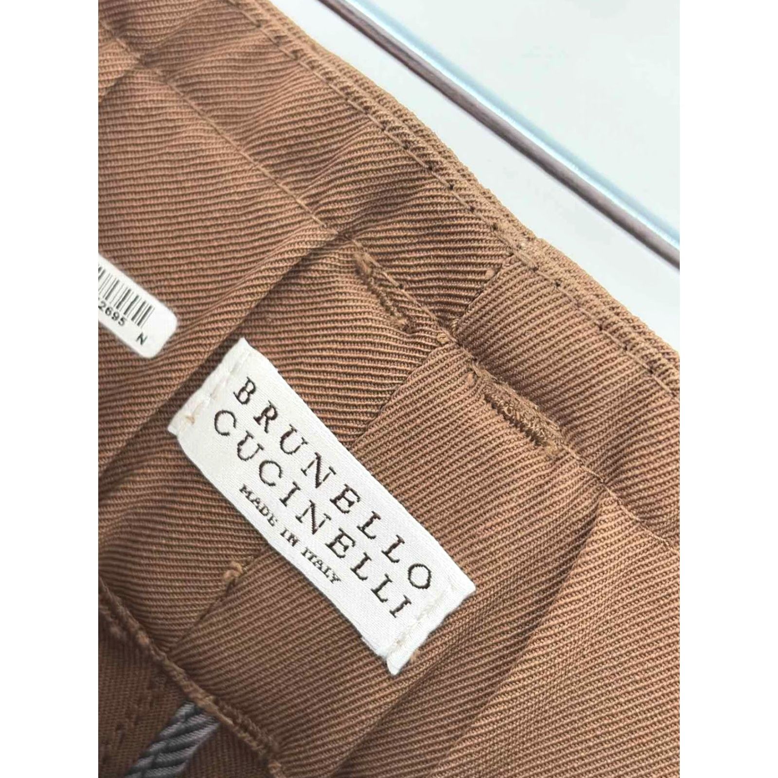 Brunello Cucinelli Brunello Cucinelli Brown Size 6 Pull On Casual Pants Size 28" / US 6 / IT 42 - 3 Thumbnail